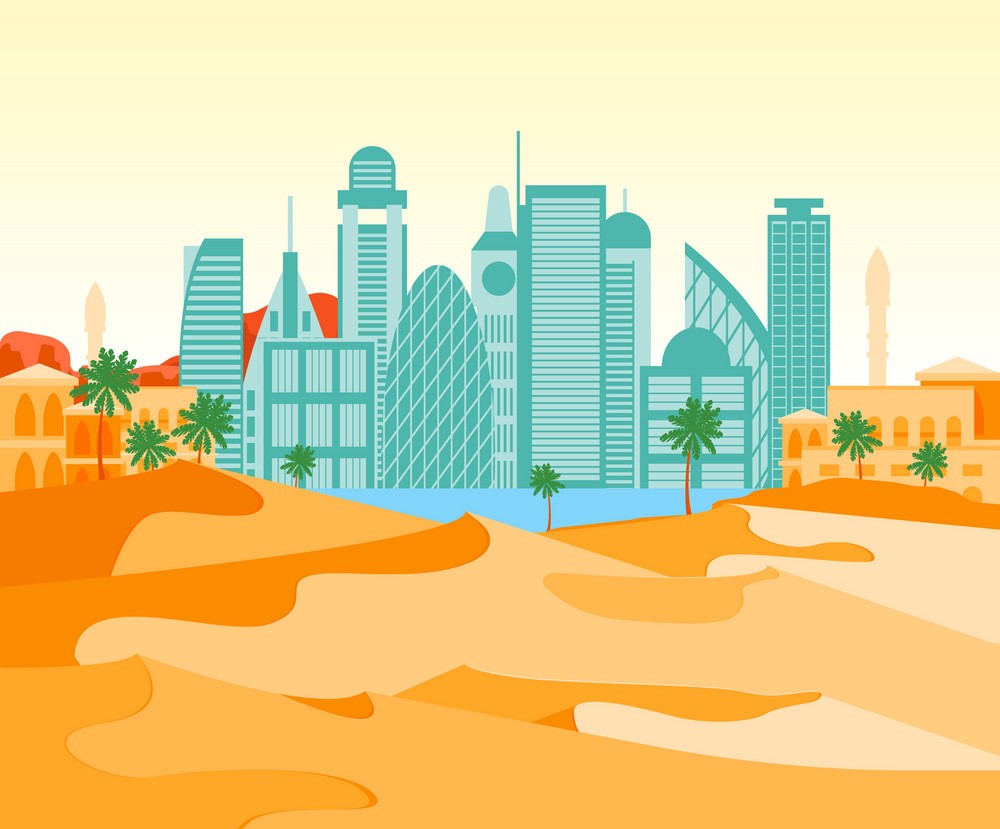 درباره تفاوت زندگی در شهر و روستا در زبان عربی