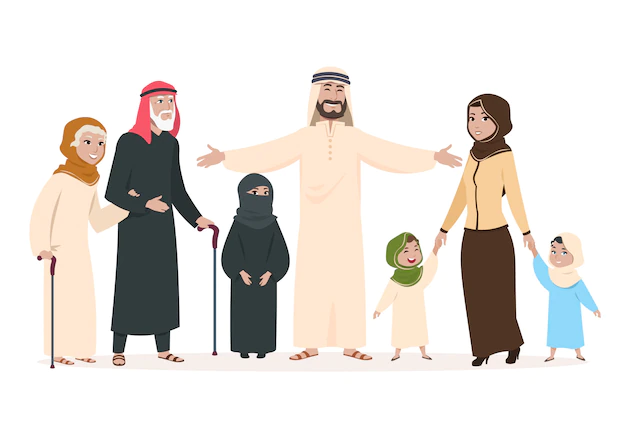 معرفی افراد خانواده و شغل های آنها در زبان عربی