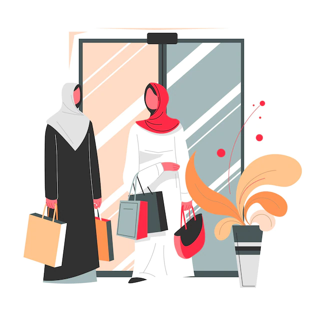 درباره خرید لباس و چگونگی انتخاب رنگ در زبان عربی